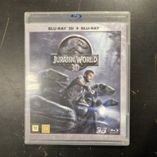 Jurassic World Blu-ray 3D+Blu-ray (M-/M-) -seikkailu-
