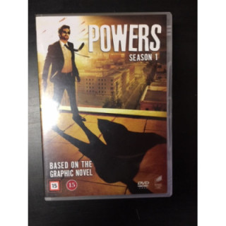 Powers - Kausi 1 3DVD (VG-VG+/M-) -tv-sarja-