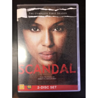 Scandal - Kausi 1 2DVD (VG+-M-/M-) -tv-sarja-