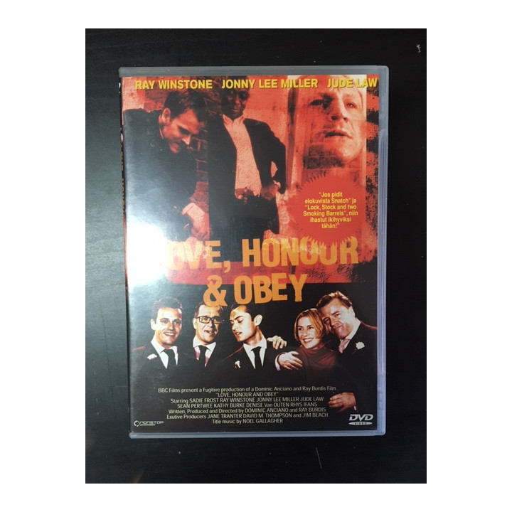 Love, Honour & Obey DVD (VG+/M-) -draama-