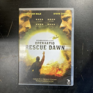 Operaatio Rescue Dawn DVD (VG+/M-) -seikkailu/draama-