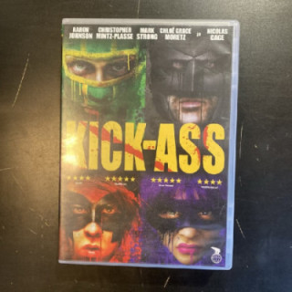 Kick-Ass DVD (VG+/M-) -toiminta/komedia-