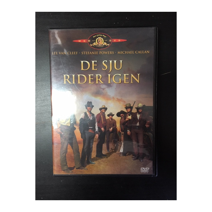 Magnificent Seven Ride DVD (VG+/M-) -western- (ei suomenkielistä tekstitystä)