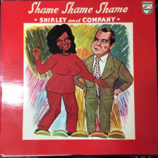 Shirley And Company - Shame Shame Shame LP (VG-VG+/VG+) -disco-