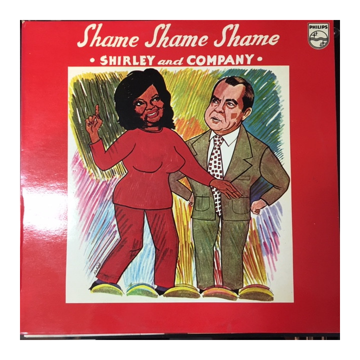 Shirley And Company - Shame Shame Shame LP (VG-VG+/VG+) -disco-