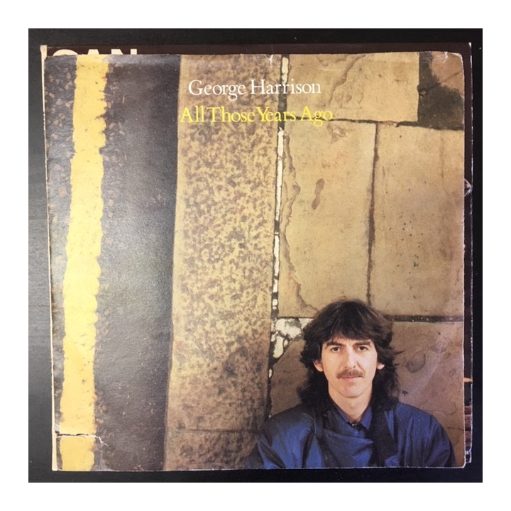 George Harrison - All Those Years Ago / Writing's On The Wall 7'' (VG+-M-/VG) -pop rock-