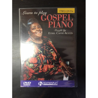 Ethel Caffie-Austin - Learn To Play Gospel Piano 2DVD (VG-M-/M-) -opetus dvd- (R1 NTSC/ei suomenkielistä tekstitystä)