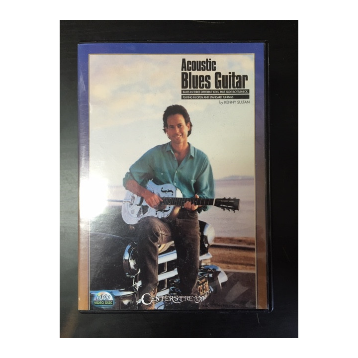 Kenny Sultan - Acoustic Blues Guitar DVD (VG/M-) -opetus dvd- (R1 NTSC/ei suomenkielistä tekstitystä)
