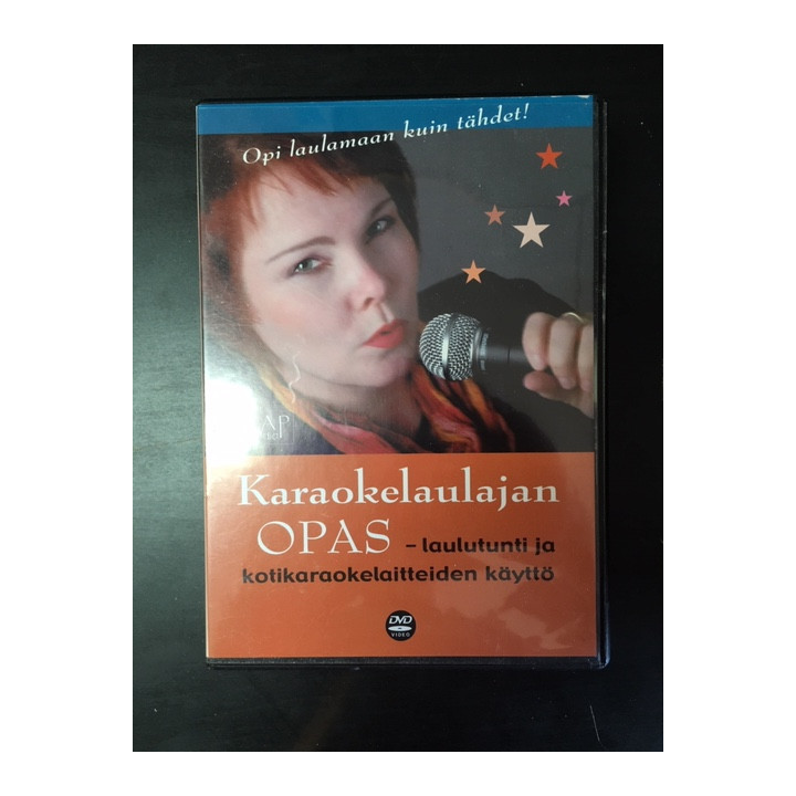 Karaokelaulajan opas - Laulutunti ja kotikaraokelaitteiden käyttö DVD (M-/M-) -opetus dvd-