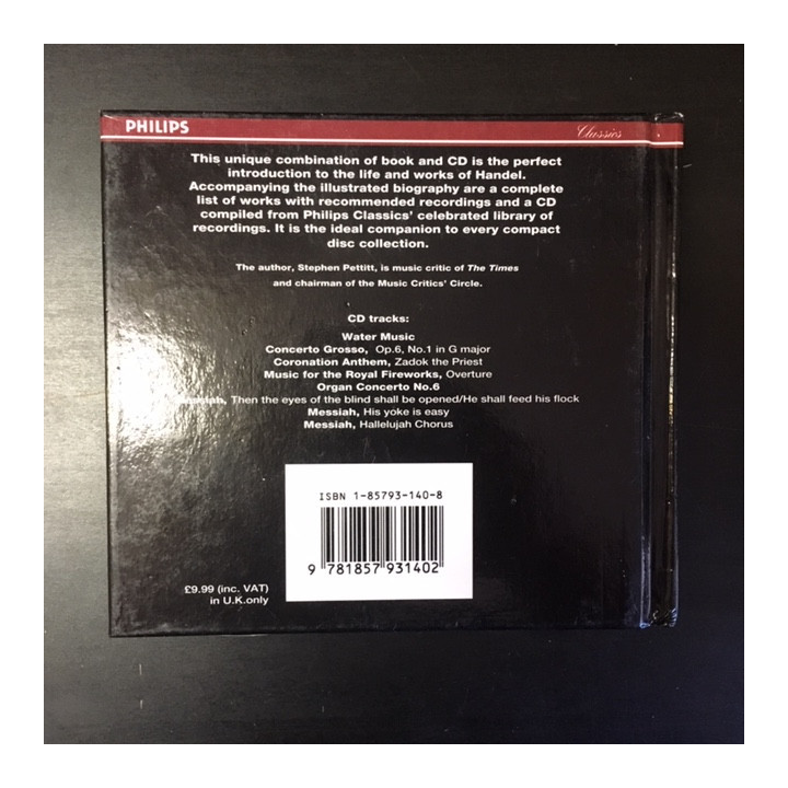Handel - Handel Compact Companions CD+Kirja (M-/VG) -klassinen-