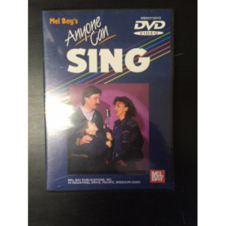 Mel Bay's Anyone Can Sing DVD (VG+/M-) -opetus dvd- (R1 NTSC/ei suomenkielistä tekstitystä)
