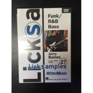 Jerry Barnes - Funk/R&B Bass DVD (VG+/M-) -opetus dvd- (R1 NTSC/ei suomenkielistä tekstitystä)
