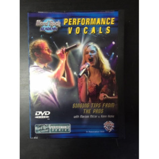 Marcus Miller & Kenn Hicks - Performance Vocals DVD (VG/VG+) -opetus dvd- (R0 NTSC/ei suomenkielistä tekstitystä)