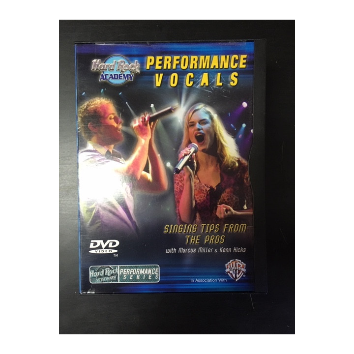 Marcus Miller & Kenn Hicks - Performance Vocals DVD (VG/VG+) -opetus dvd- (R0 NTSC/ei suomenkielistä tekstitystä)