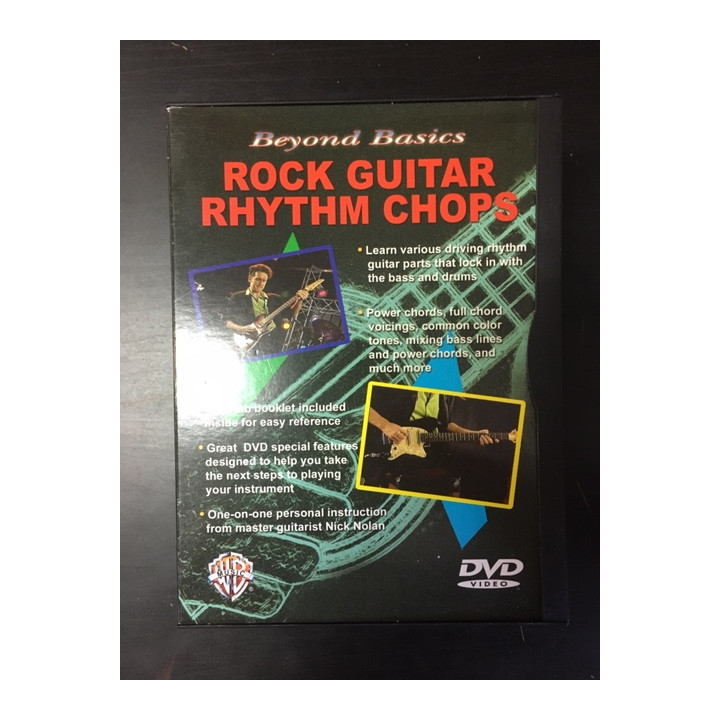 Nick Nolan - Beyond Basics: Rock Guitar Rhythm Chops DVD (VG+/VG+) -opetus dvd- (R0 NTSC/ei suomenkielistä tekstitystä)