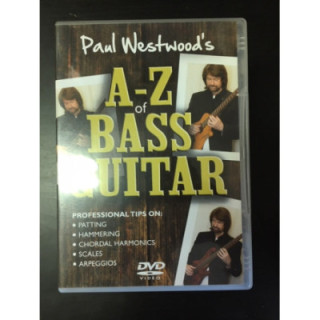 Paul Westwood - A-Z Of Bass Guitar DVD (VG+/M-) -opetus dvd- (ei suomenkielistä tekstitystä)