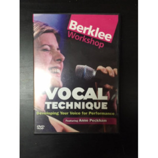 Anne Peckham - Vocal Technique DVD (VG+/M-) -opetus dvd- (R1 NTSC/ei suomenkielistä tekstitystä)