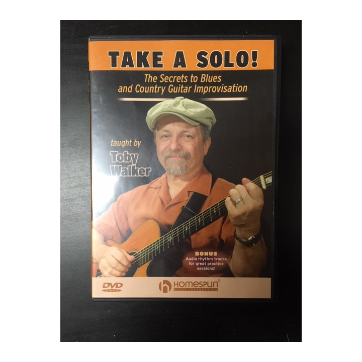 Toby Walker - Take A Solo! DVD (VG/M-) -opetus dvd- (R1 NTSC/ei suomenkielistä tekstitystä)