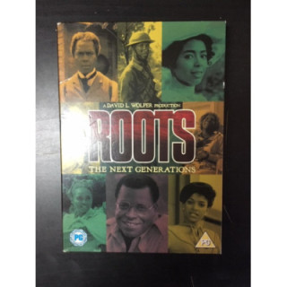 Roots - The Next Generations 4DVD (VG-M-/VG+) -tv-sarja- (ei suomenkielistä tekstitystä)