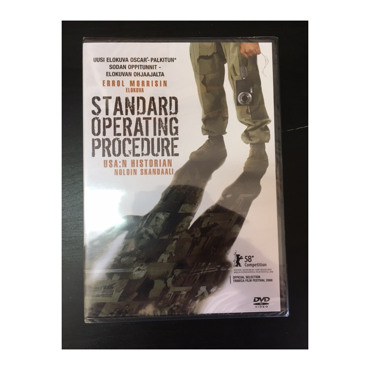 Standard Operating Procedure DVD (avaamaton) (M-/M-) -dokumentti-