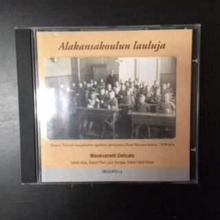 Mieskvartetti Delicato - Alakansakoulun lauluja CD (M-/M-) -lastenmusiikki-