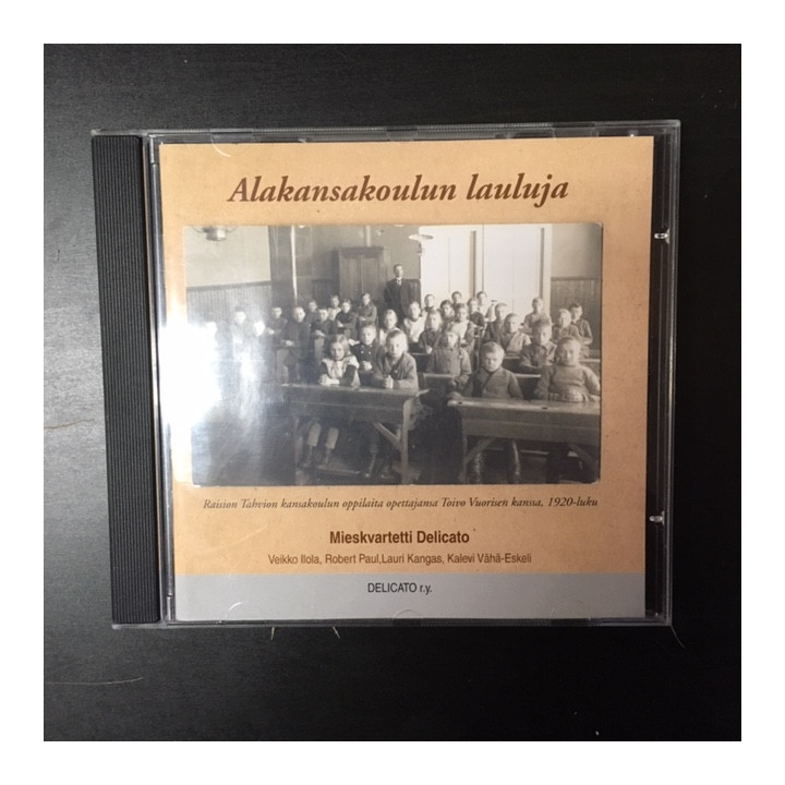 Mieskvartetti Delicato - Alakansakoulun lauluja CD (M-/M-) -lastenmusiikki-