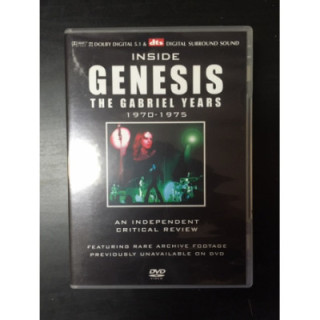 Inside Genesis - The Gabriel Years 1970-1975 DVD (VG+/M-) -dokumentti- (ei suomenkielistä tekstitystä)