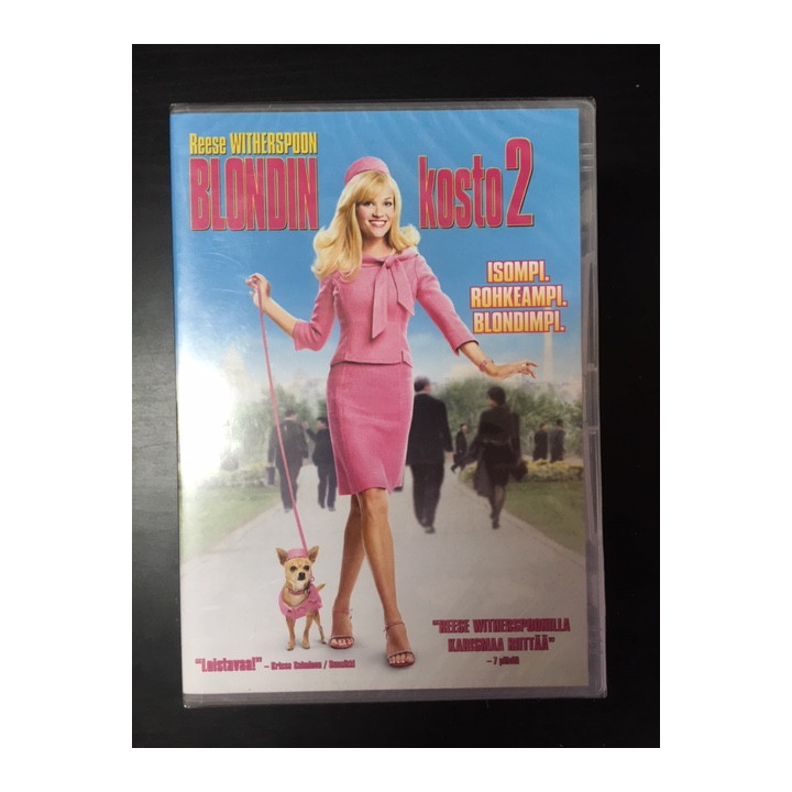 Blondin kosto 2 DVD (avaamaton) -komedia-