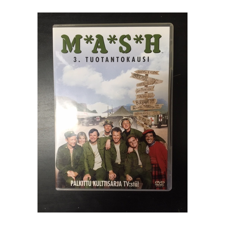 M*A*S*H - Kausi 3 3DVD (VG+/M-) -tv-sarja-