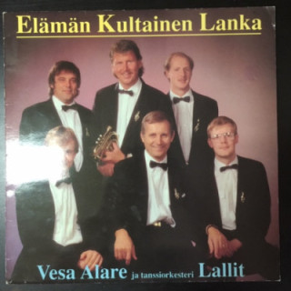 Vesa Alare ja Tanssiorkesteri Lallit - Elämän kultainen lanka LP (VG+/VG+) -iskelmä-