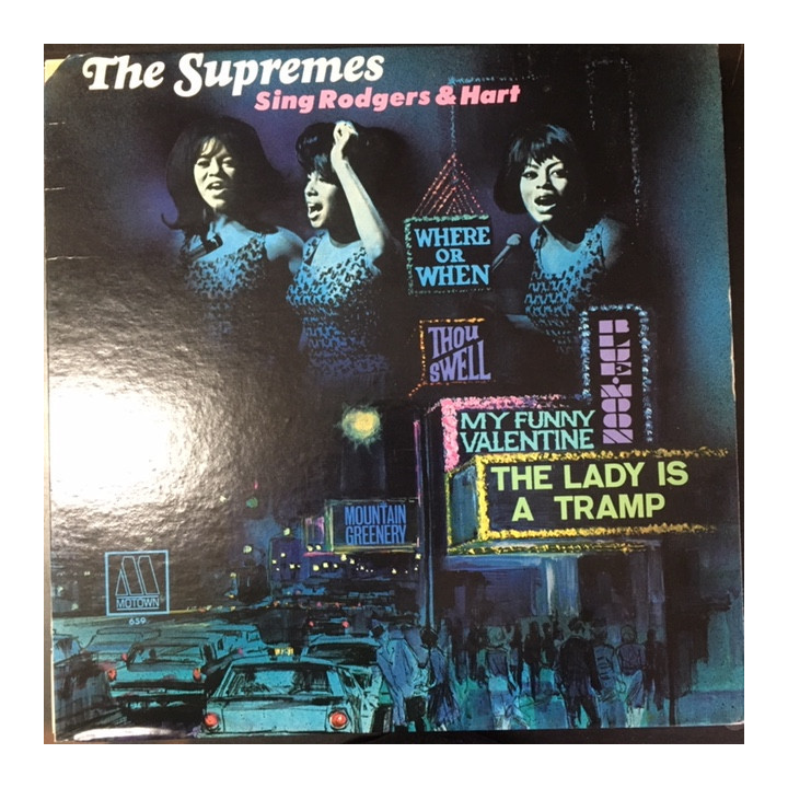 Supremes - The Supremes Sing Rodgers & Hart LP (VG+/VG+) -r&b-