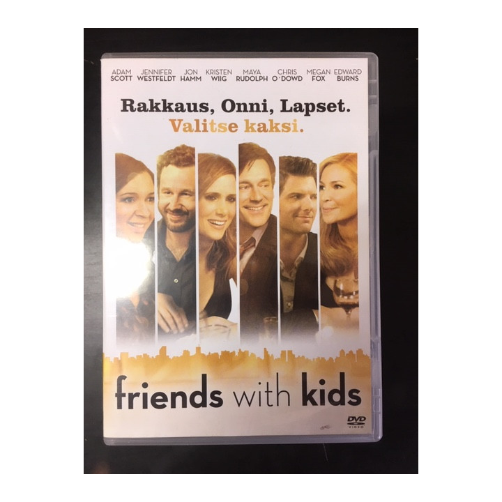Friends With Kids DVD (VG+/M-) -komedia/draama-