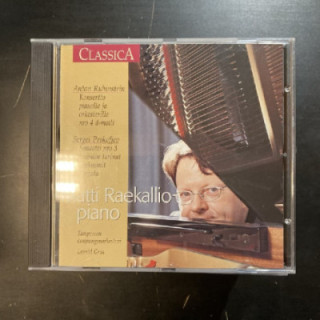 Matti Raekallio - Piano CD (M-/M-) -klassinen-