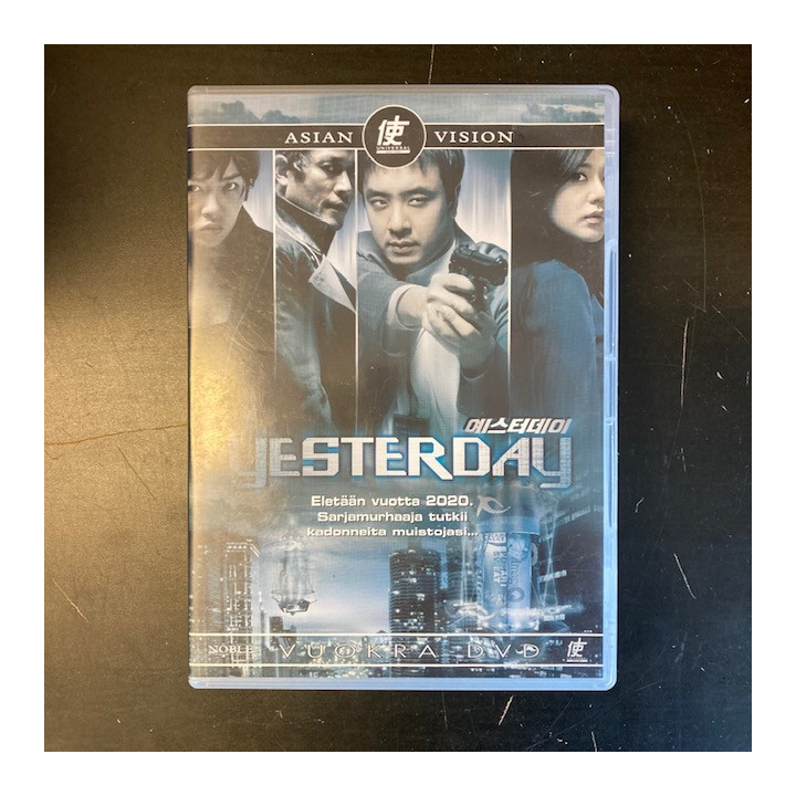 Yesterday DVD (M-/M-) -toiminta/sci-fi-