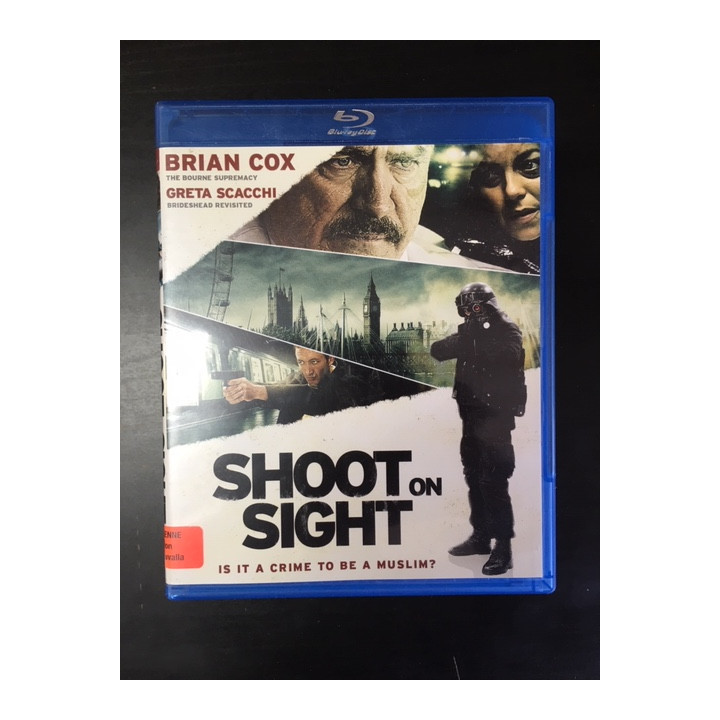 Shoot On Sight Blu-ray (M-/VG) -jännitys/draama-