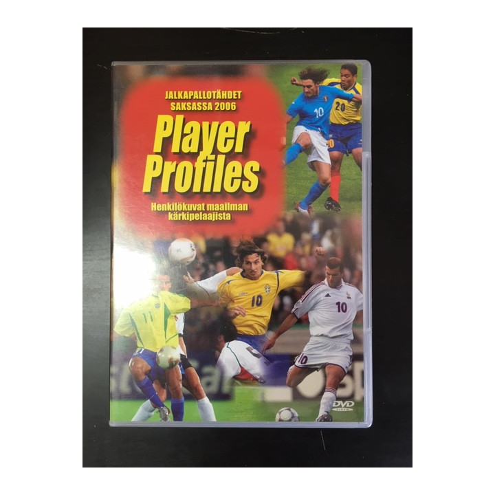 Player Profiles - Jalkapallotähdet Saksassa 2006 DVD (VG+/M-) -jalkapallo-