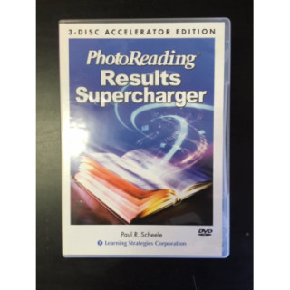 PhotoReading - Results Supercharger (accelerator edition) 3DVD (VG/M-) -opetus dvd- (R0 NTSC/ei suomenkielistä tekstitystä)
