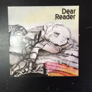 Dear Reader - Replace Why With Funny PROMO CD (VG+/VG+) -indie pop-