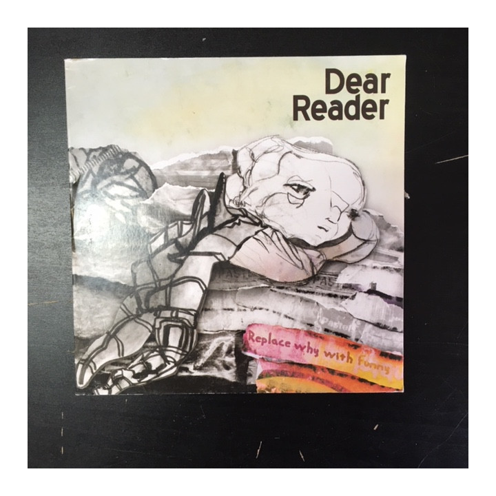 Dear Reader - Replace Why With Funny PROMO CD (VG+/VG+) -indie pop-