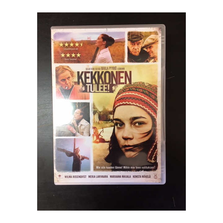 Kekkonen tulee! DVD (VG+/M-) -komedia-