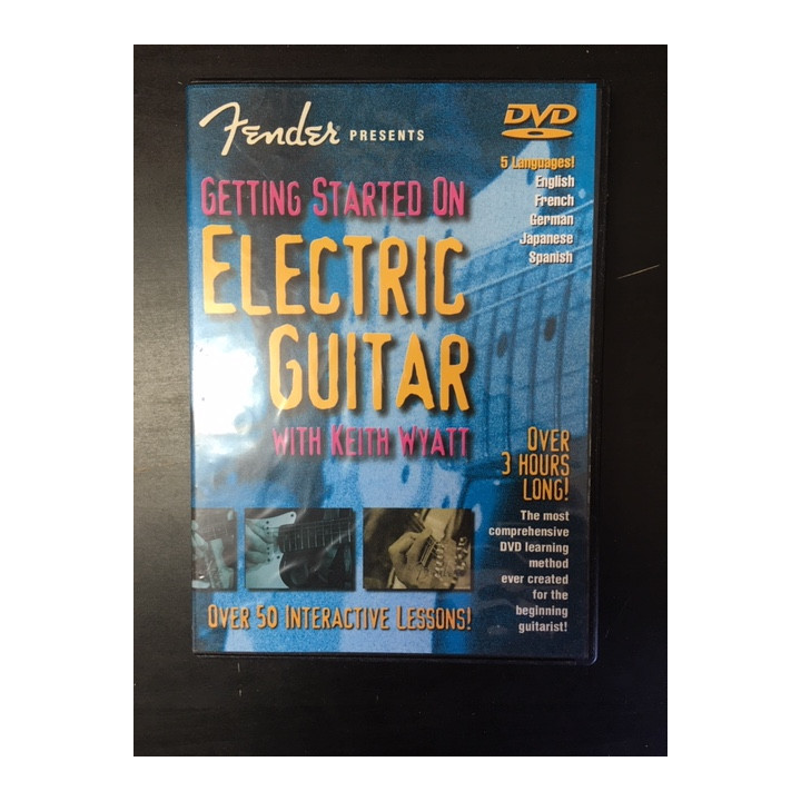 Keith Wyatt - Getting Started On Electric Guitar DVD (VG/M-) -opetus dvd- (R1 NTSC/ei suomenkielistä tekstitystä)