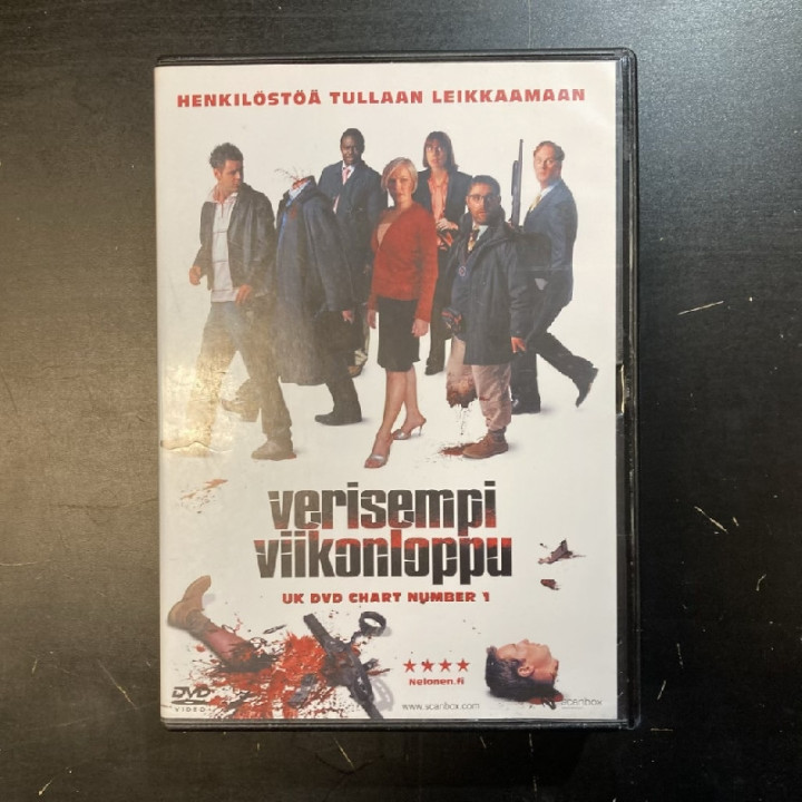 Verisempi viikonloppu DVD (VG+/M-) -kauhu/komedia-