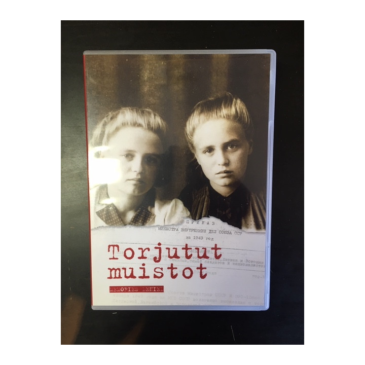 Torjutut muistot DVD (VG/M-) -dokumentti-