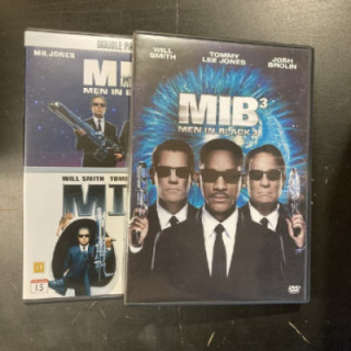 Men In Black 1-3 3DVD (M-/M-) -toiminta/komedia-