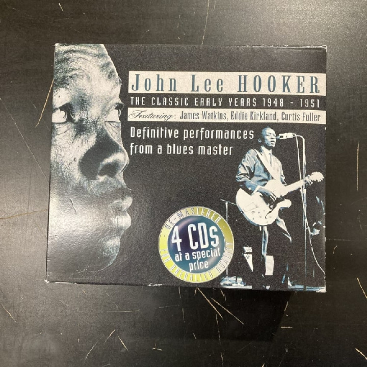 John Lee Hooker - The Classic Early Years 1948-1951 4CD (VG+-M-/VG+-M-) -blues-