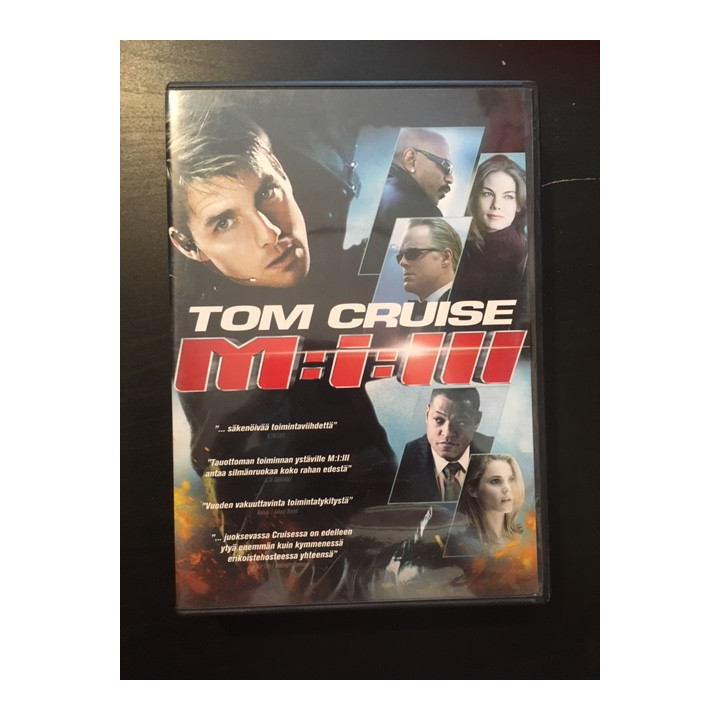 Mission Impossible 3 DVD (VG+/M-) -toiminta-