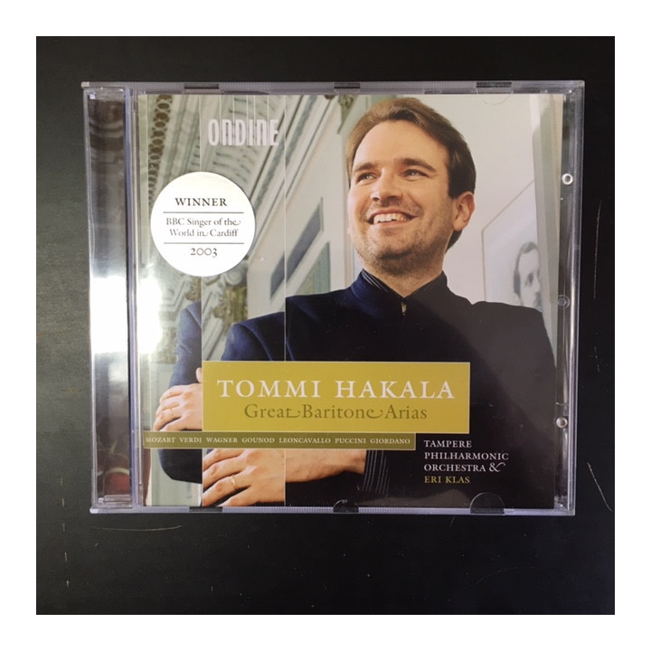Tommi Hakala - Great Baritone Arias CD (M-/M-) -klassinen-