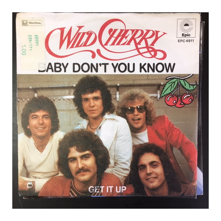 Wild Cherry - Baby Don't You Know / Get It Up 7'' (VG+/VG+) -funk-