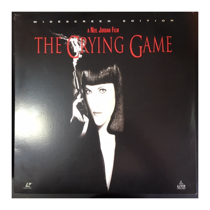 Crying Game LaserDisc (VG+/VG+) -draama-