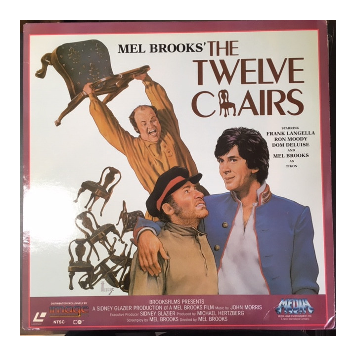 Twelve Chairs LaserDisc (VG+-M-/VG+) -komedia-